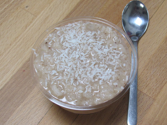 voedingsadvies, foto potje rijstpap